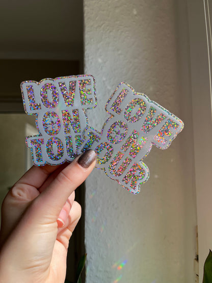 Waterproof Harry Love on Tour hslot 23 glitter Sticker