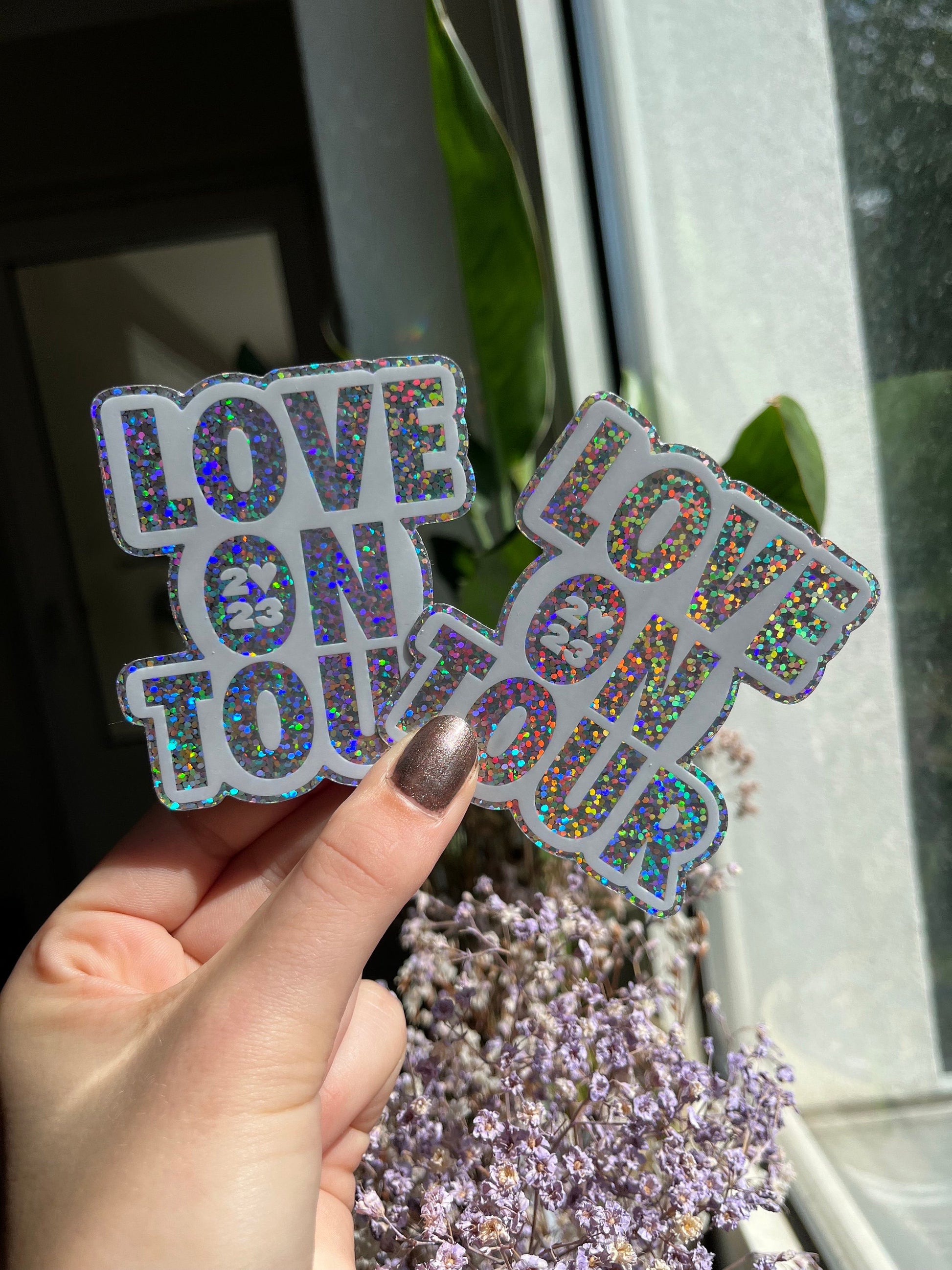 Waterproof Harry Love on Tour hslot 23 glitter Sticker