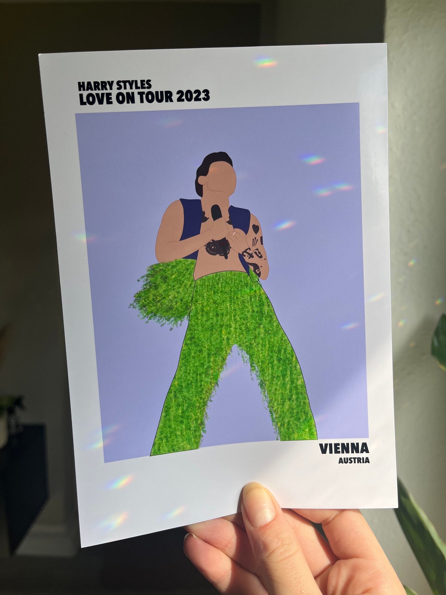 Hslot 23 Wien Art Print Love on Tour