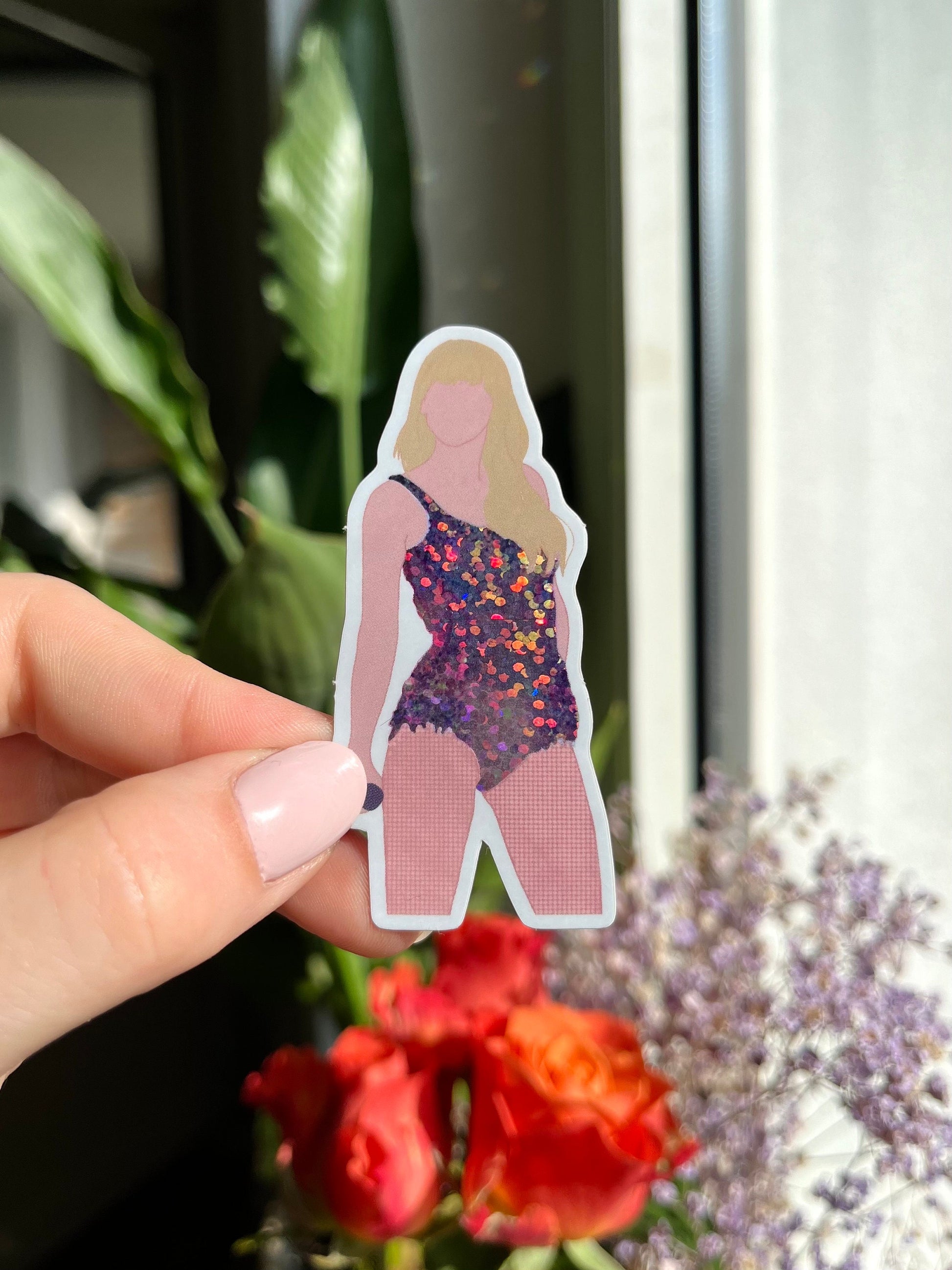 waterproof lovergirl glitter bodysuit Sticker