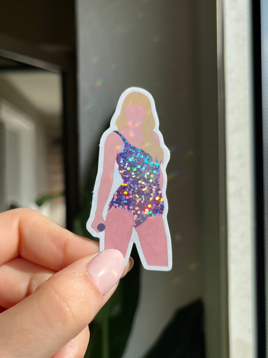 waterproof lovergirl glitter bodysuit Sticker