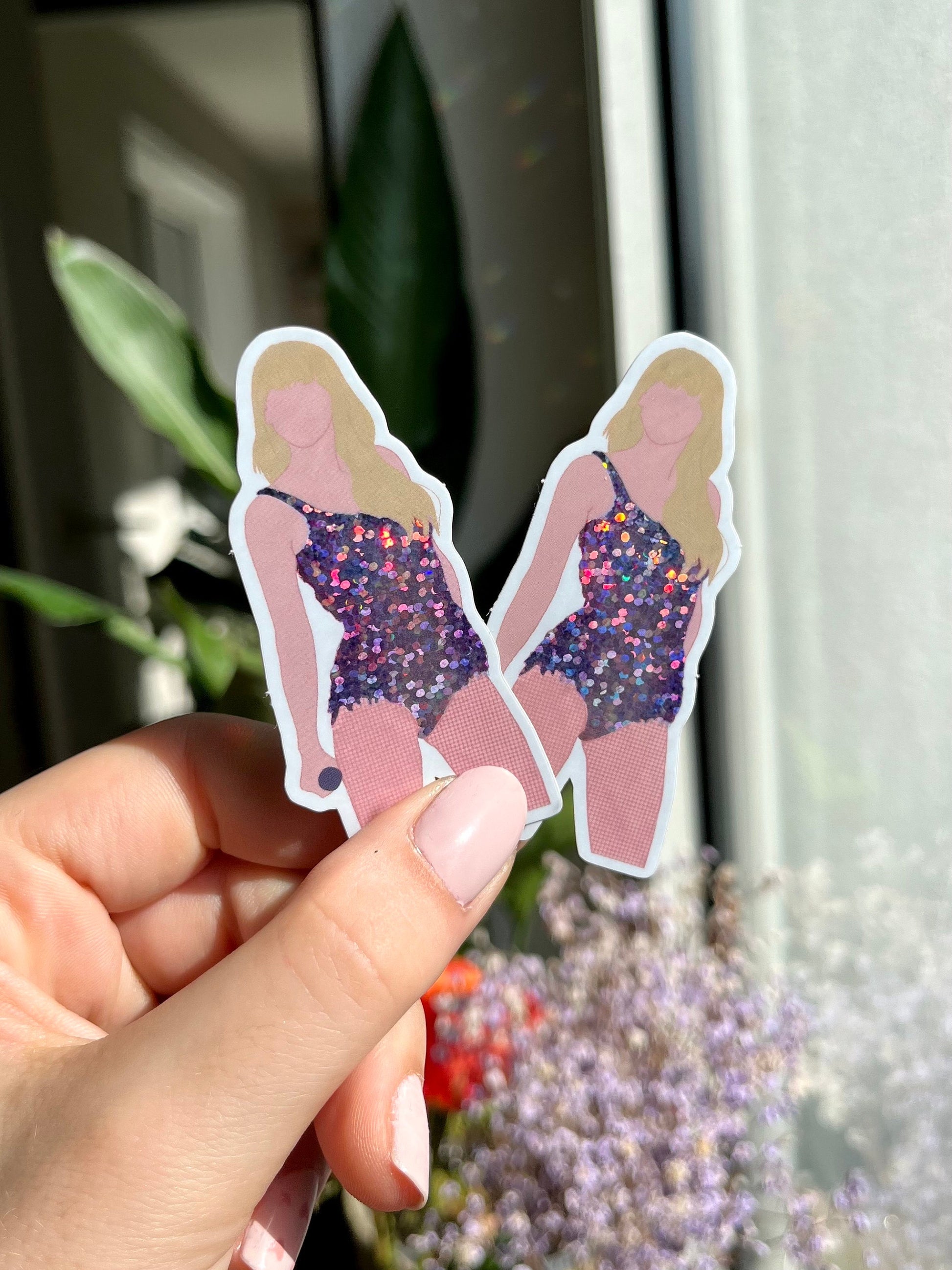 waterproof lovergirl glitter bodysuit Sticker