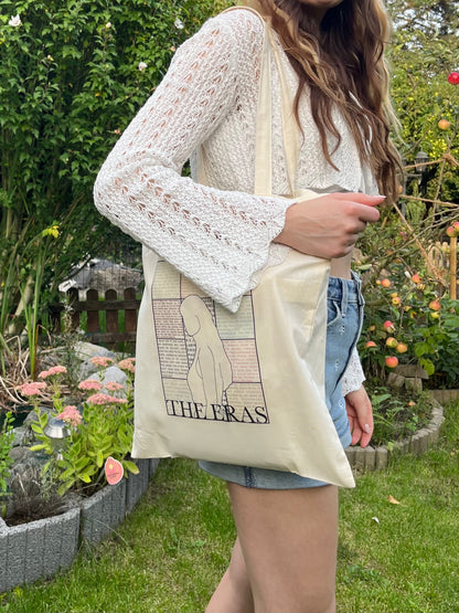 Eras lyrics tote bag