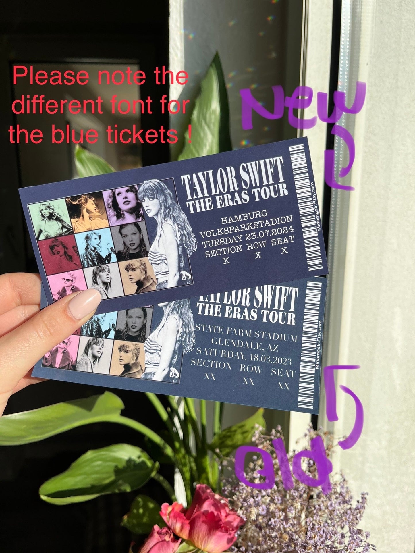 Eras Tour Ticket Fan Souvenir